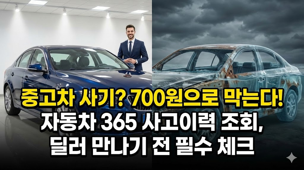 중고차 사고이력 조회