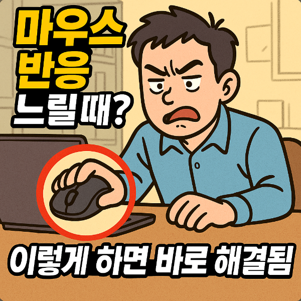 마우스 반응 느림 썸네일 이미지입니다.