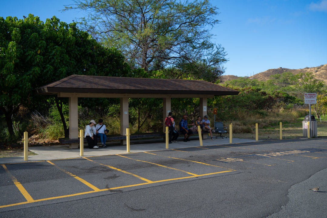 하와이 다이아몬드 헤드 가는길