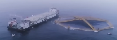 서해 잠정 조치 수역 내 중국측 구조물