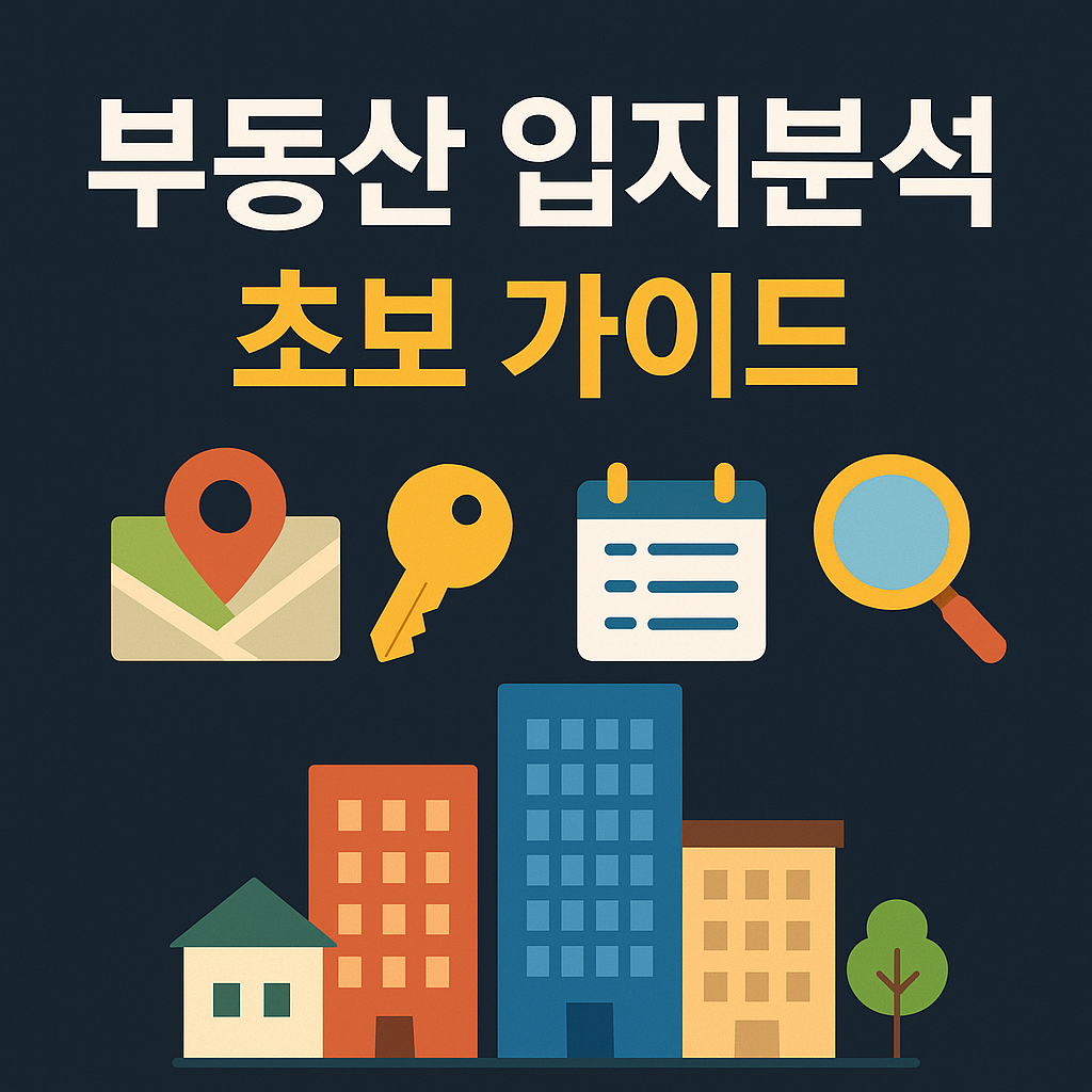 부동산 초보도 반드시 알아야 할 입지분석 완전 정복 가이드