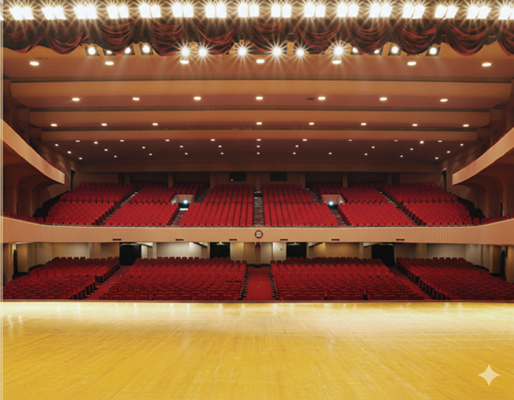 세종대학교 대양홀 콘서트 내부 무대 및 객석