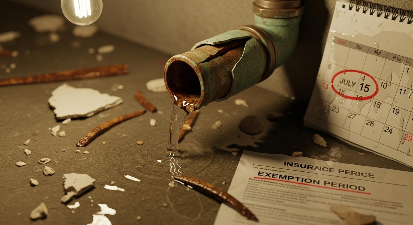 가족일상배상책임 누수 면책기간