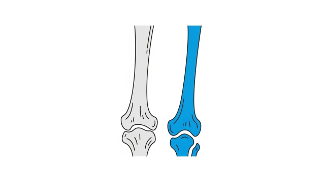 경골과 비골 위치를 한눈에 보여주는 종아리 뼈 구조도