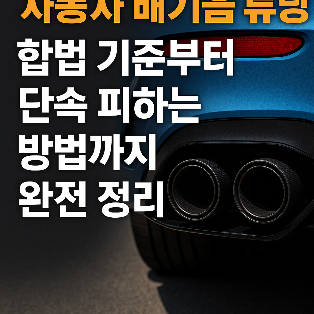 자동차 배기통