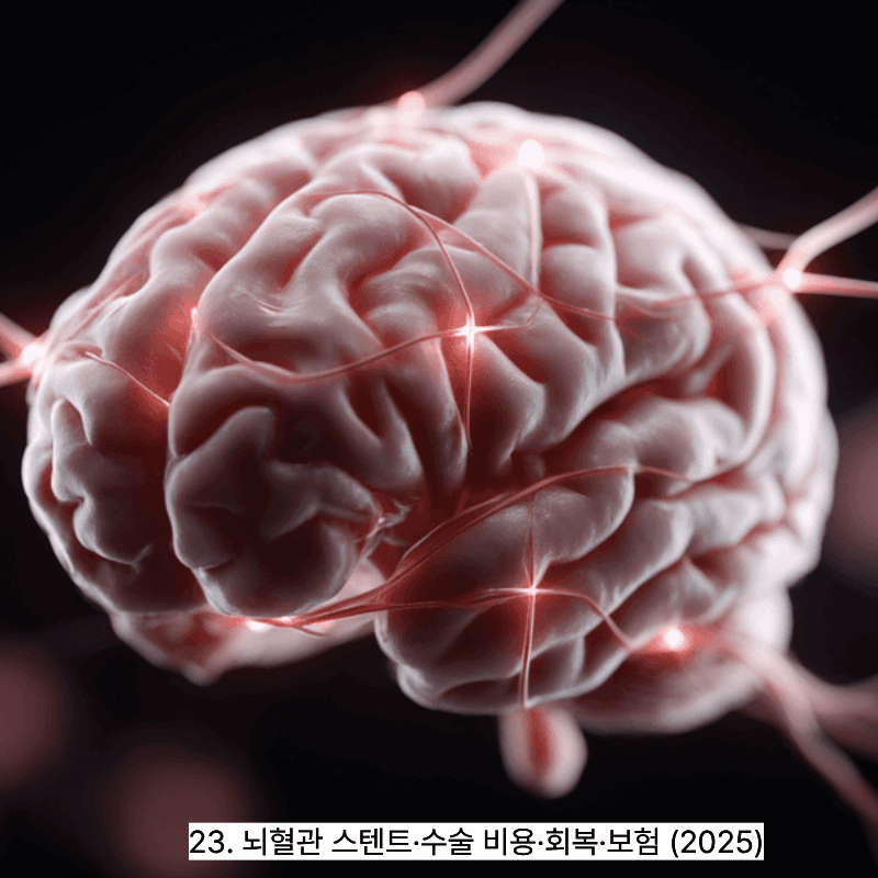 23. 뇌혈관 스텐트·수술 비용·회복·보험 (2025)