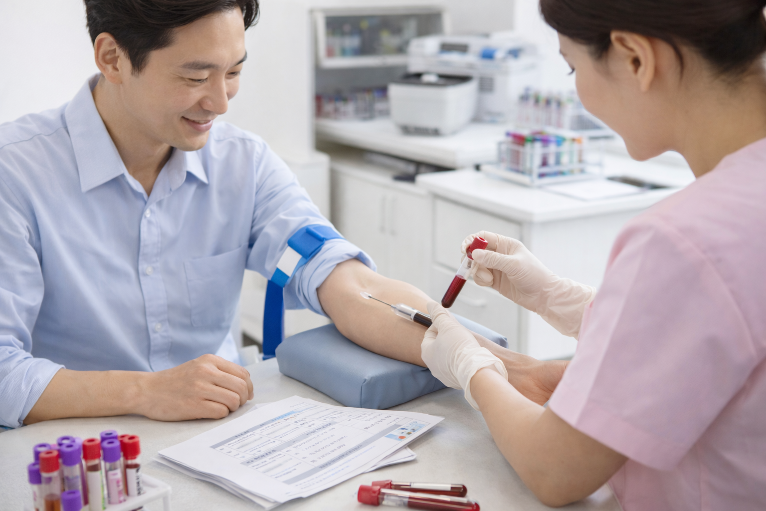 국가건강검진 혈액검사 및 건강검진 항목 안내 이미지