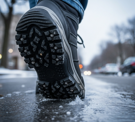 겨울 운동화의 ‘착지 감각'