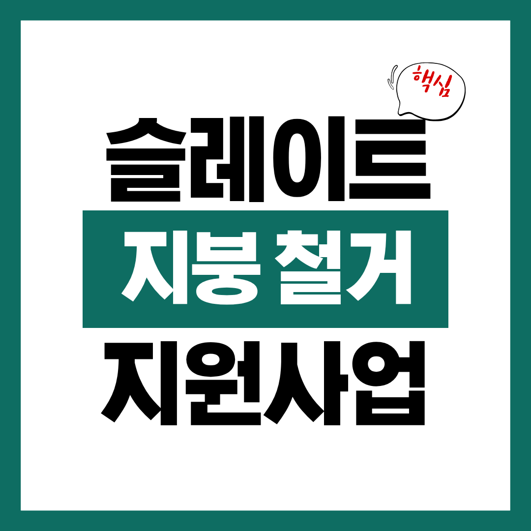 슬레이트 지붕 철거 및 개량 지원 사업 알아보고 바로 신청하기
