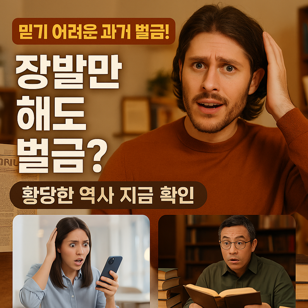 과거엔 장발도 벌금? 황당한 벌칙금 실제 후기