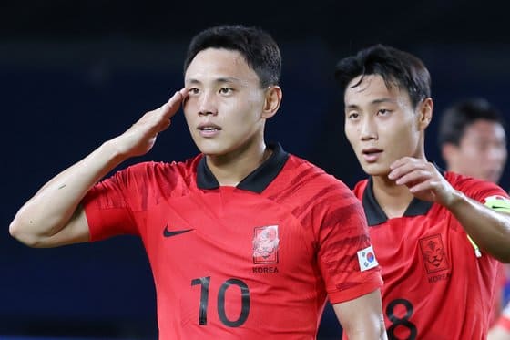 항저우 아시안게임 축구 바레인전