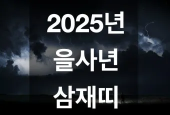 2025년 삼제띠 들삼재 눌삼재 날삼재에 대한 정보_20