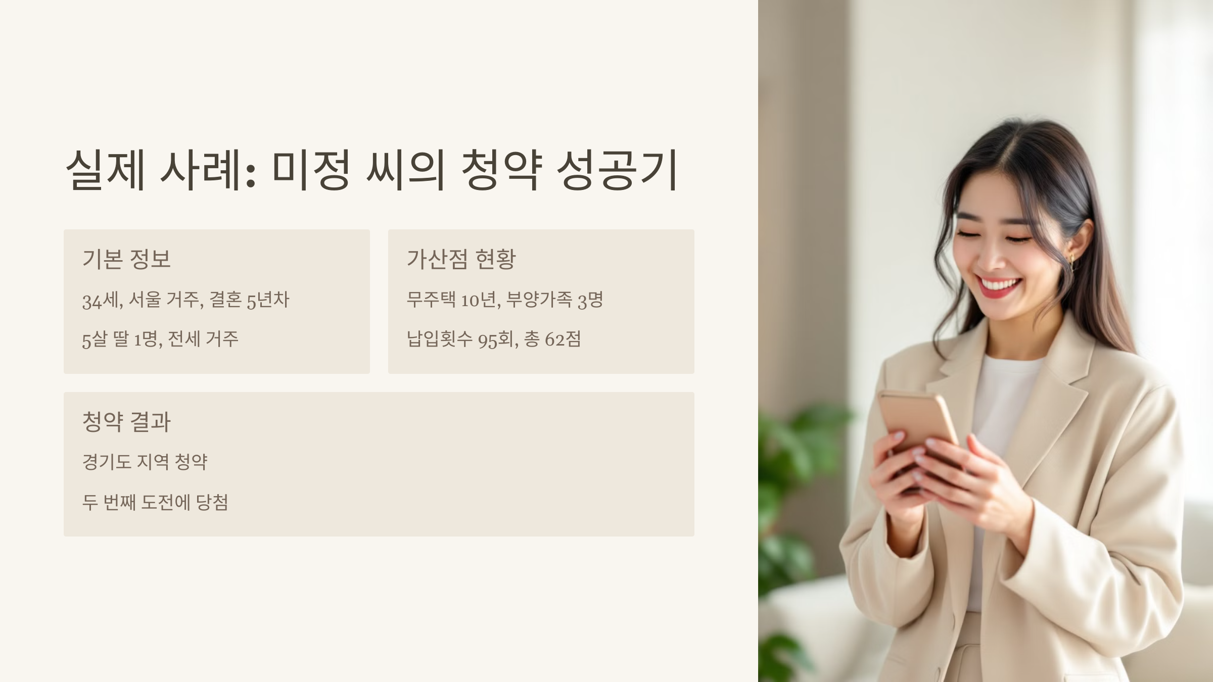 미정씨의청약 성공기