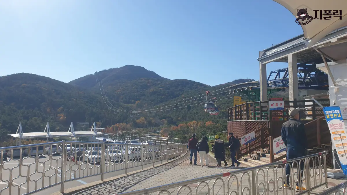 통영케이블카-노선