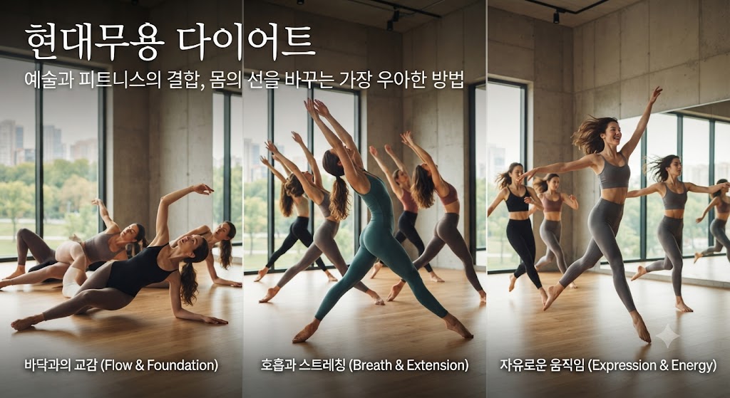 현대무용 다이어트: 예술과 피트니스의 결합, 몸의 선을 바꾸는 가장 우아한 방법