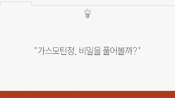 가스모틴정 5mg 성분 효능 부작용