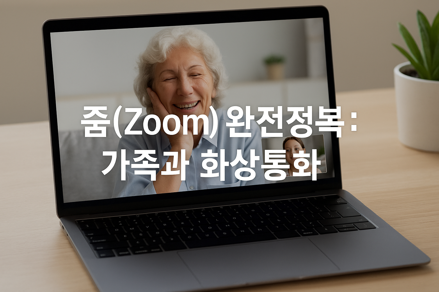 줌(Zoom) 완전 정복 📱 가족과 화상통화 10분 만에 배우기