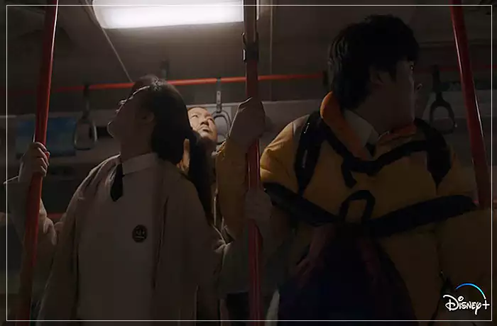 디즈니-플러스-무빙-희수와-봉석-버스안에서