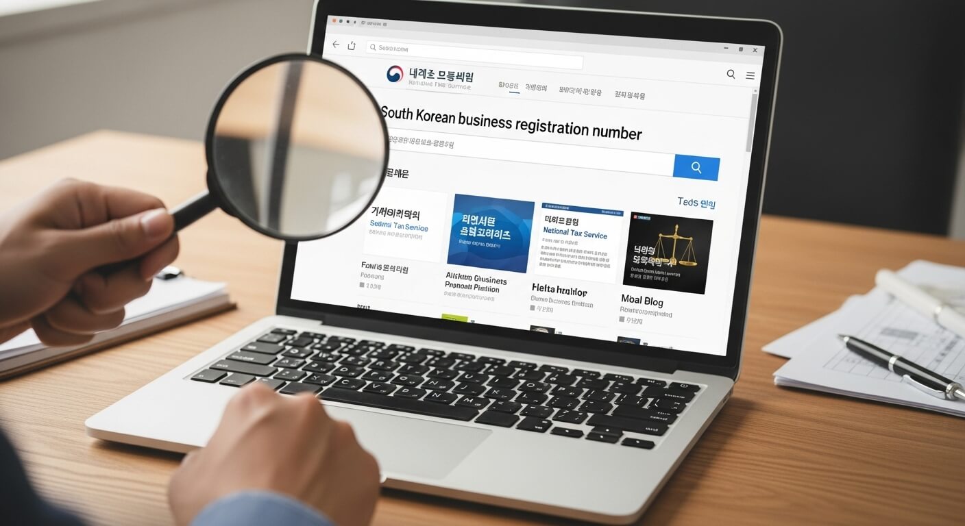 상호명으로 사업자등록번호