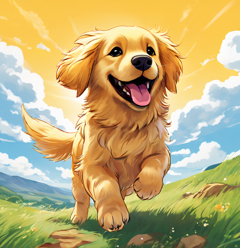 강아지와 산책하는 꿈 숲