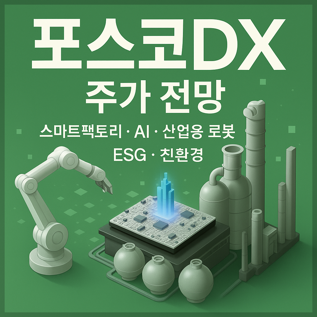 포스코DX 주가 전망, 배당금 정보, 스마트팩토리, AI, 산업용 로봇, ESG, 친환경