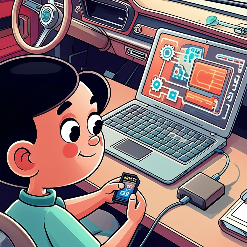 임팔라 순정 내비 업데이트 시동 유지..