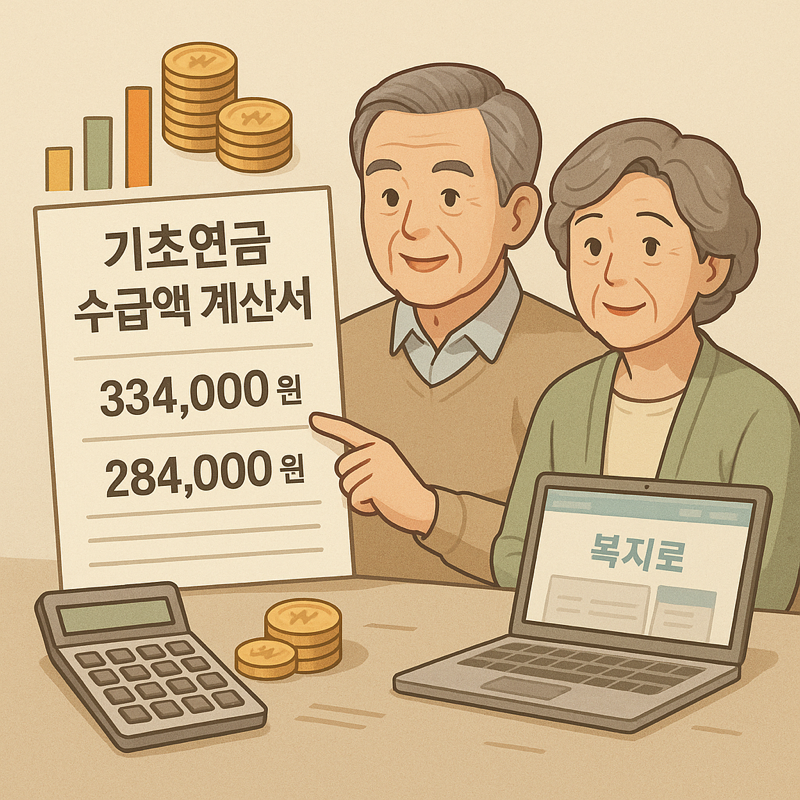기초연금 수급 금액