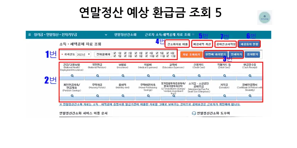 모의계산 절차