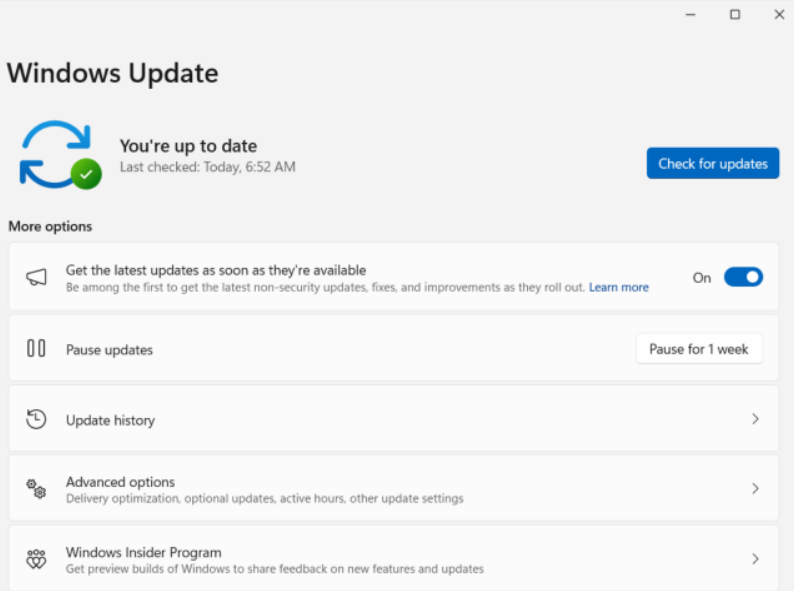 출처 MY PC. Windows 11 update