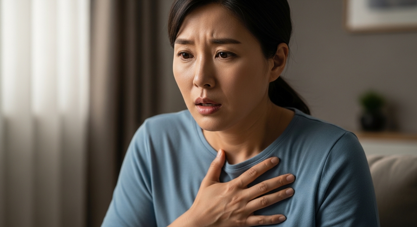 가슴이 콕콕찌르는 증상