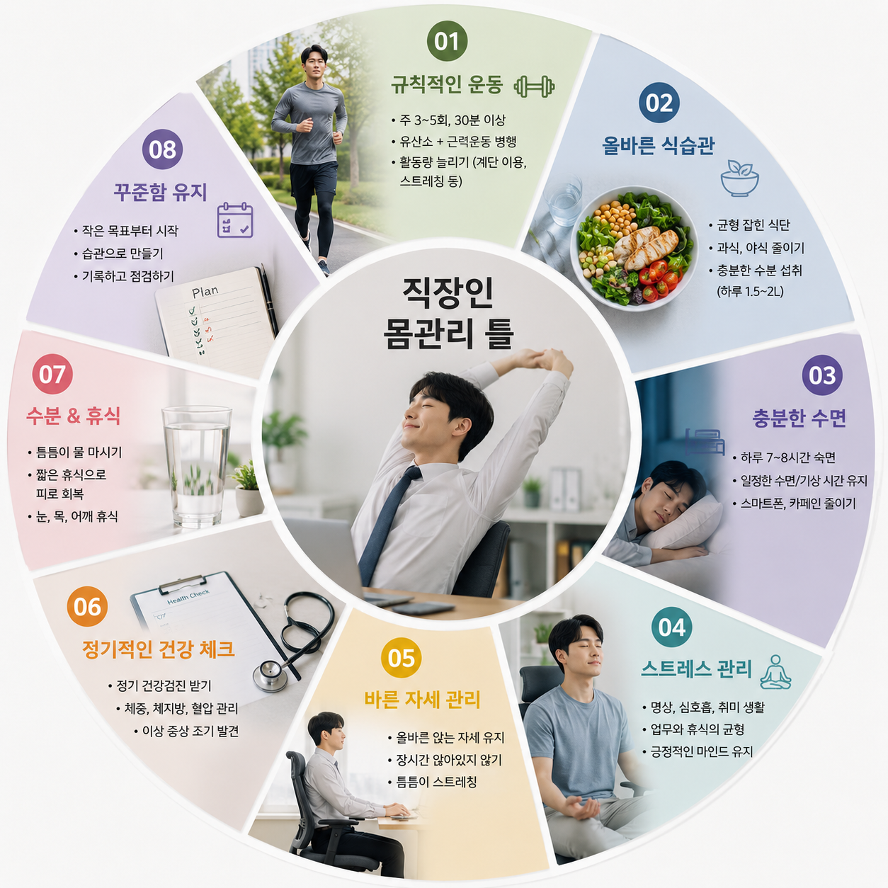 직장인 몸관리, 바쁜 날에도 무너지지 않았던 작은 틀