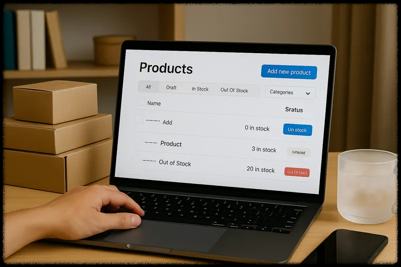 스마트스토어 플랫폼을 이용하는 모습