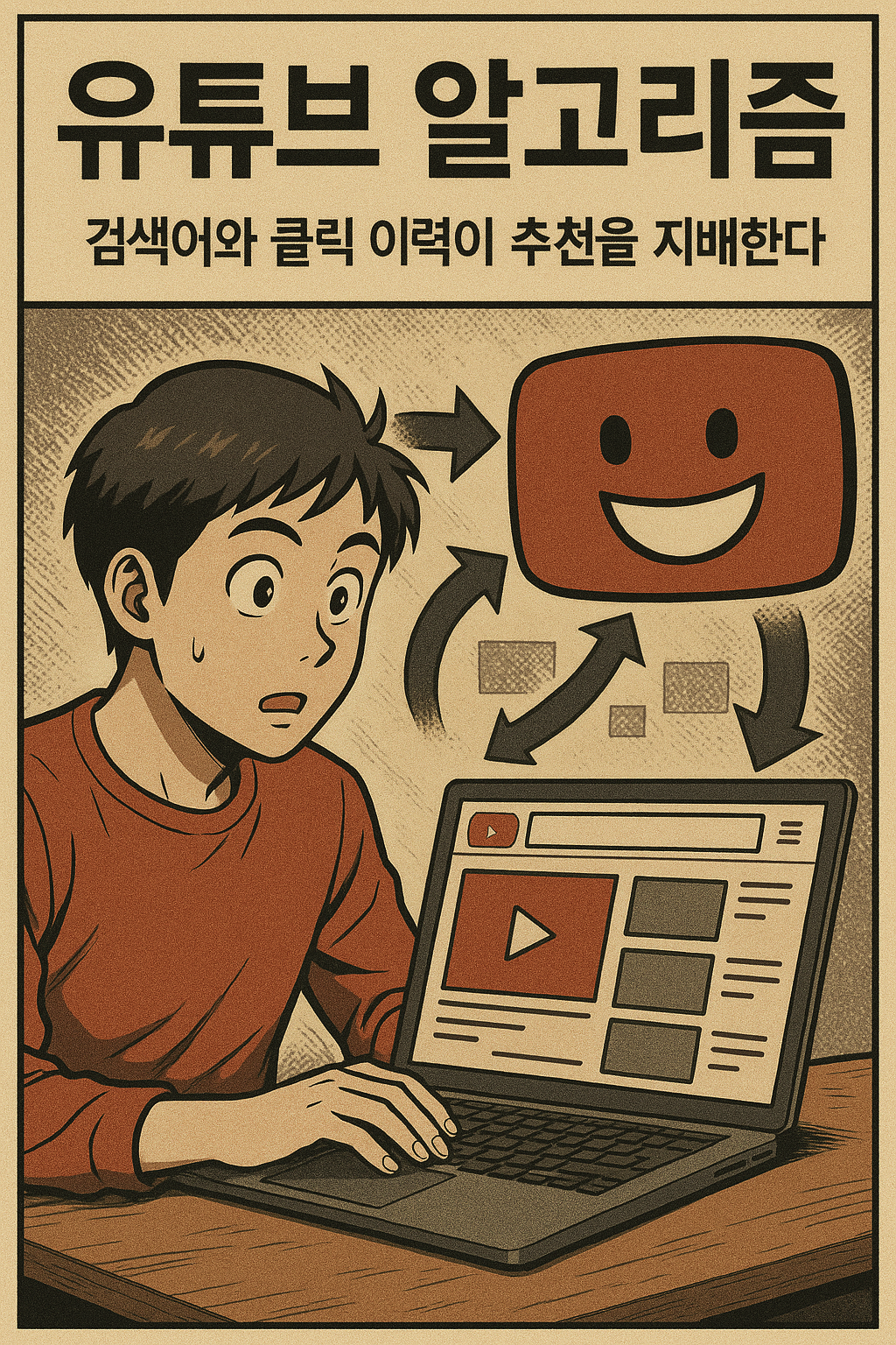 유튜브 알고리즘 검색어와 클릭 이력