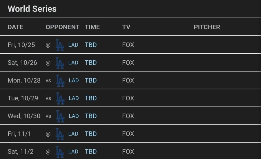 MLB 월드시리즈 다저스 양키스