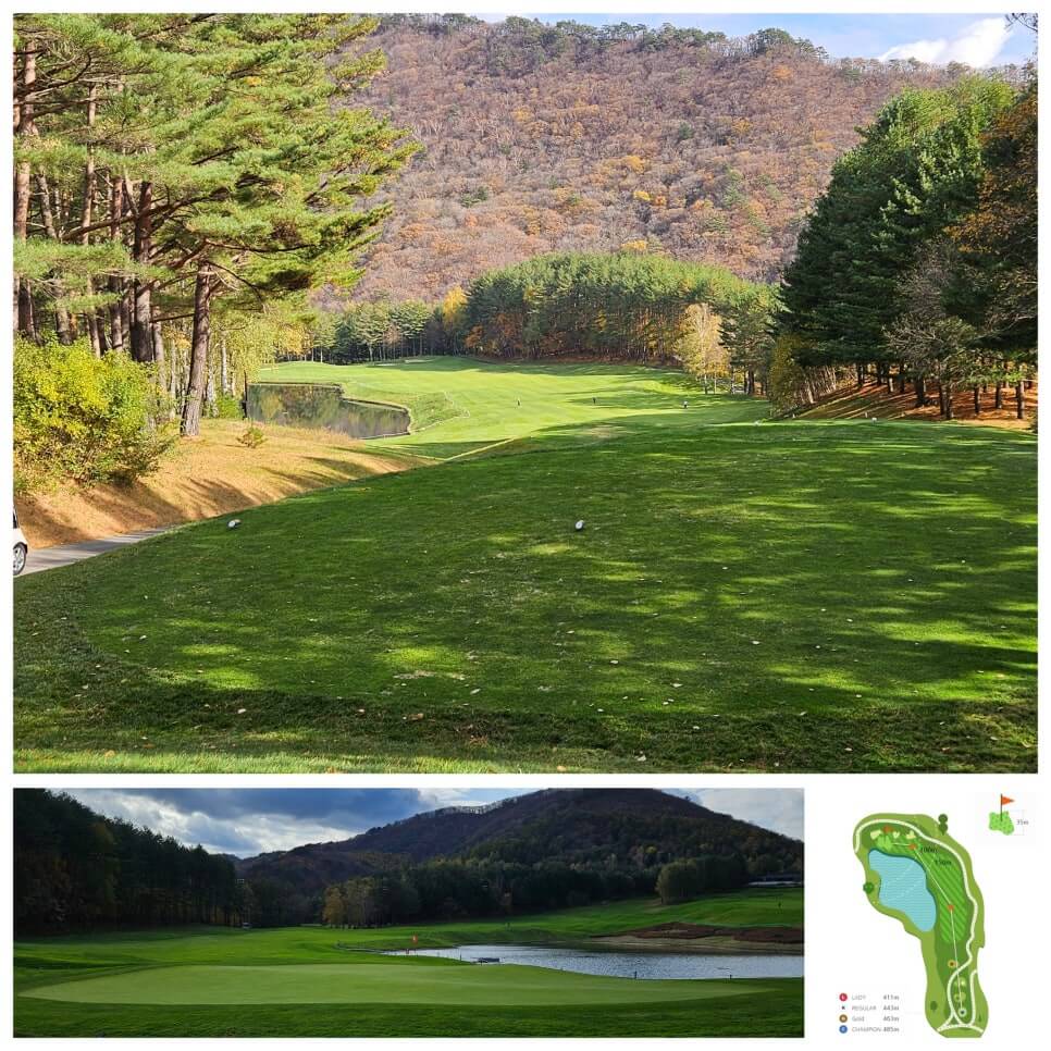 골프장 경험담 모나용평cc 해발 780m 청정 지역의 골프장 용평 리조트