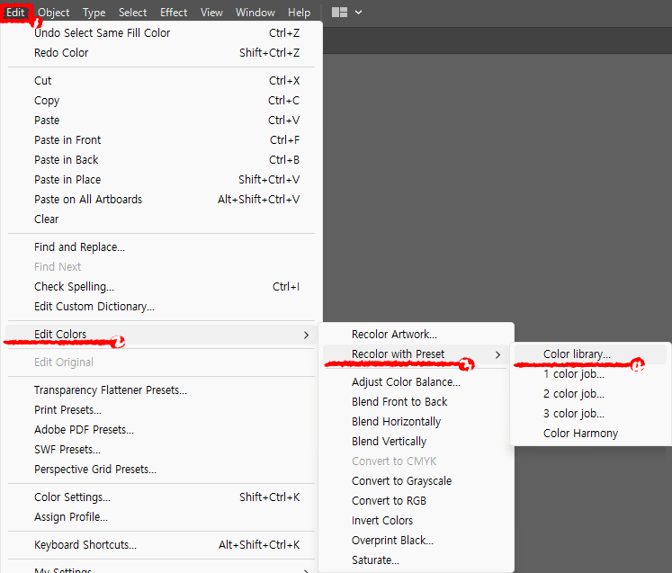 illustrator-edit-edit-colors-recolor-with-preset-color-library