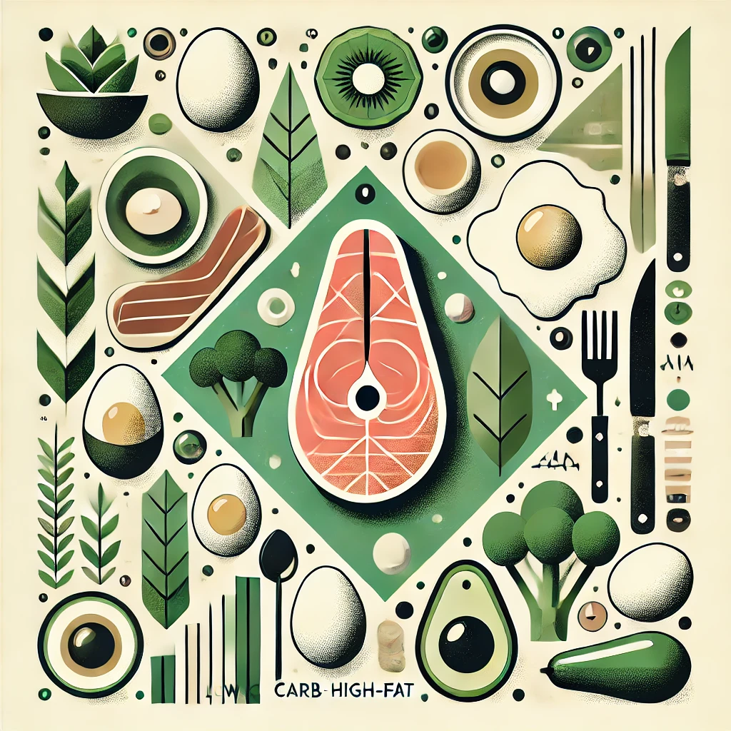 외식할 때 유용한 저탄고지 메뉴 추천 표현한 이미지