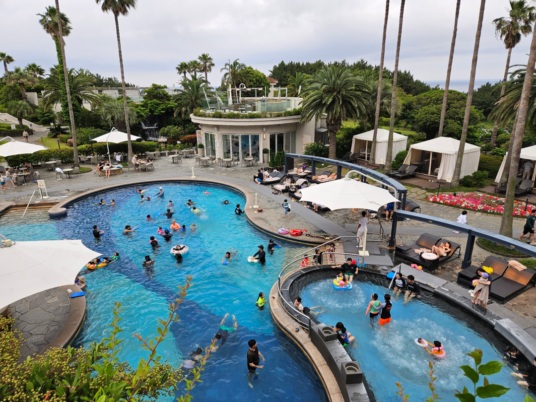 제주 신라호텔 수영장