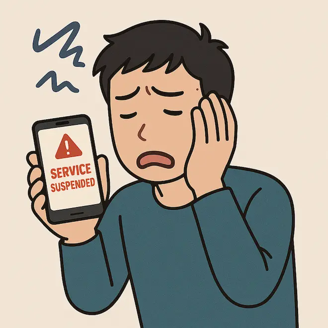 통신비 체납