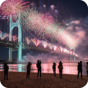 2025 부산 광안리 불꽃축제 숨은 명당이미지(가상)