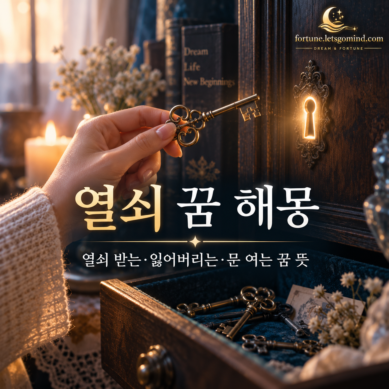 열쇠 받는 꿈 잃어버리는 꿈 문 여는 꿈 해몽