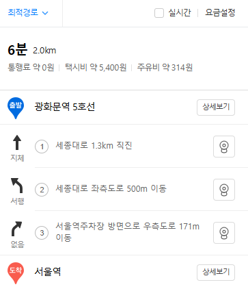 다음 빠른길 찾기 카카오맵 지도 사용 방법