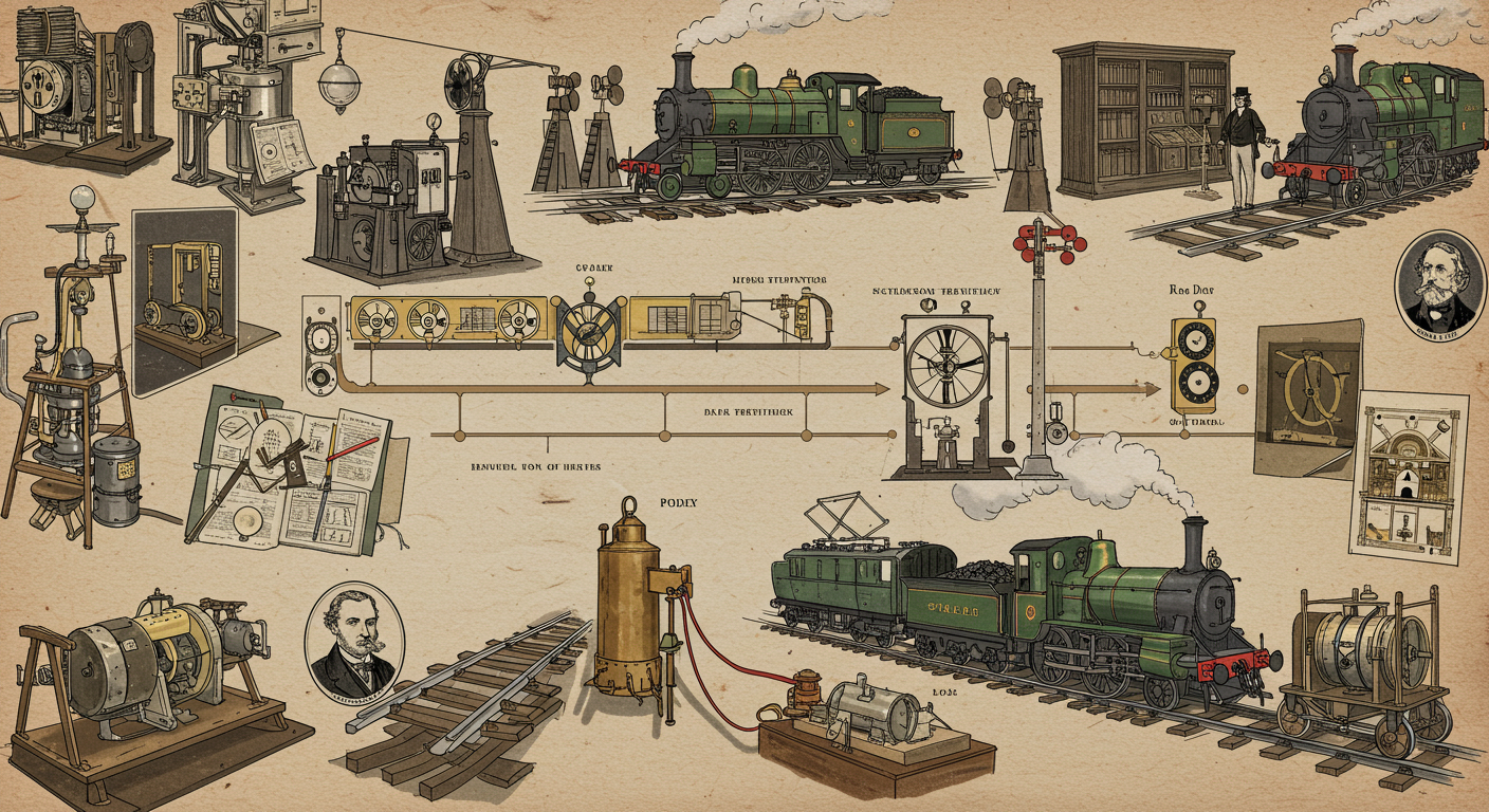 철도 기술 발전 (발명, 발명가, 혁신적 전환점)
