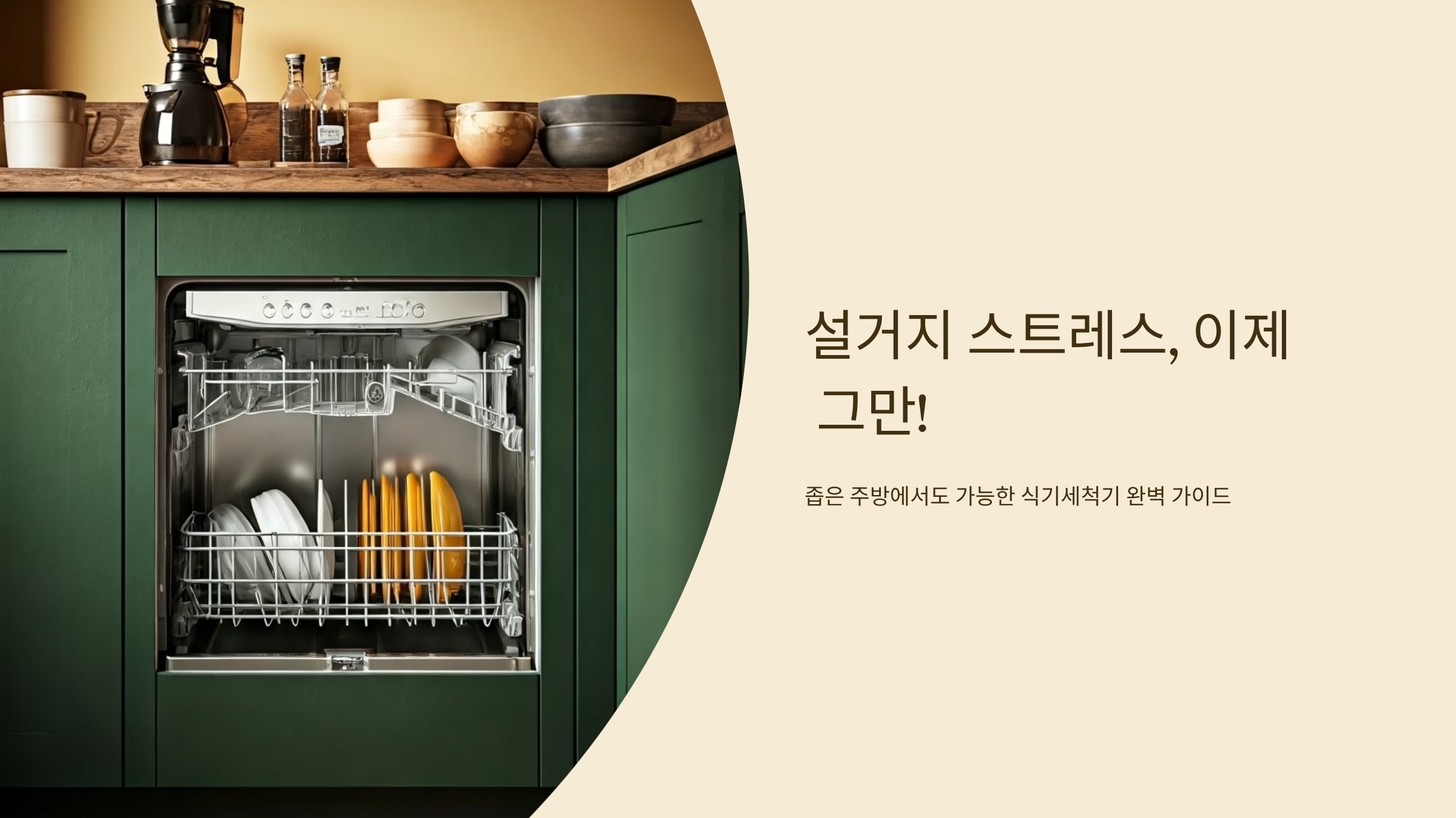 좁은 주방 고민 끝! 컴팩트 식기세척기 완벽 비교