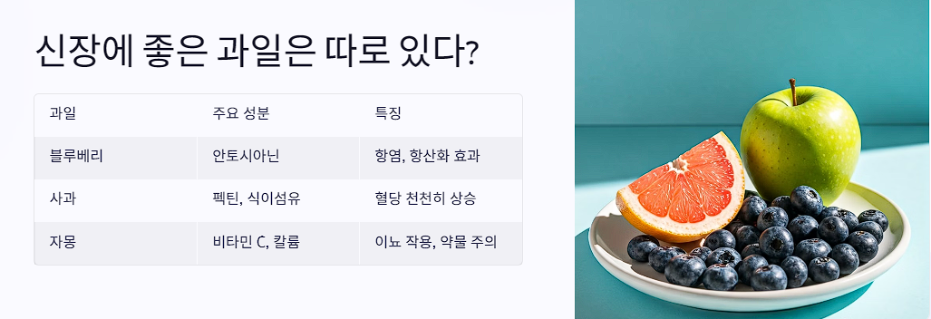 신장에 좋은 과일은 따로 있다?