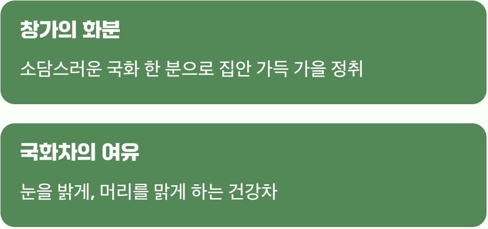 일상에 스며드는 가을의 향기