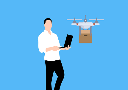 드론 기술의 발전 - 배송에서 감시까지