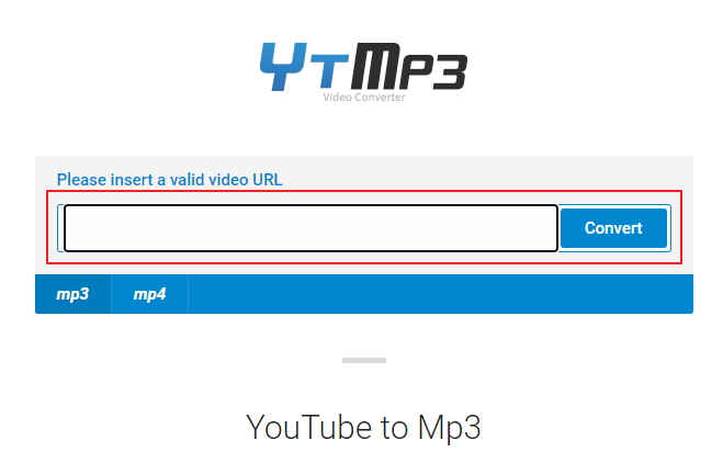 ytmp3-사이트-메인-화면-이미지