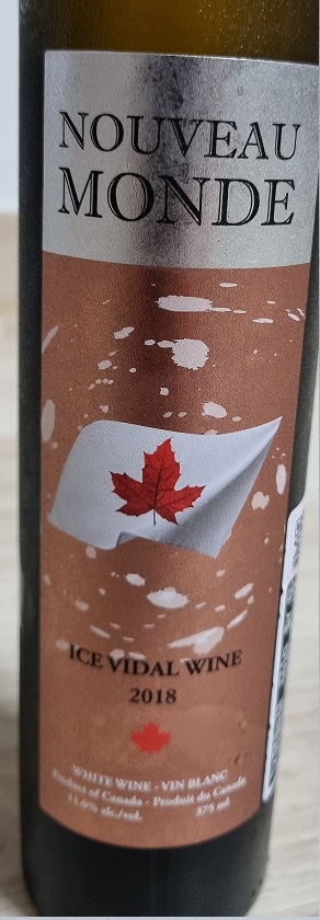 Nouveau Monde Ice Vidal Wine 라벨