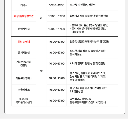 2025 서울시 취업박람회